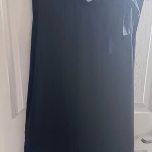 J. Crew One Shoulder Black Dress